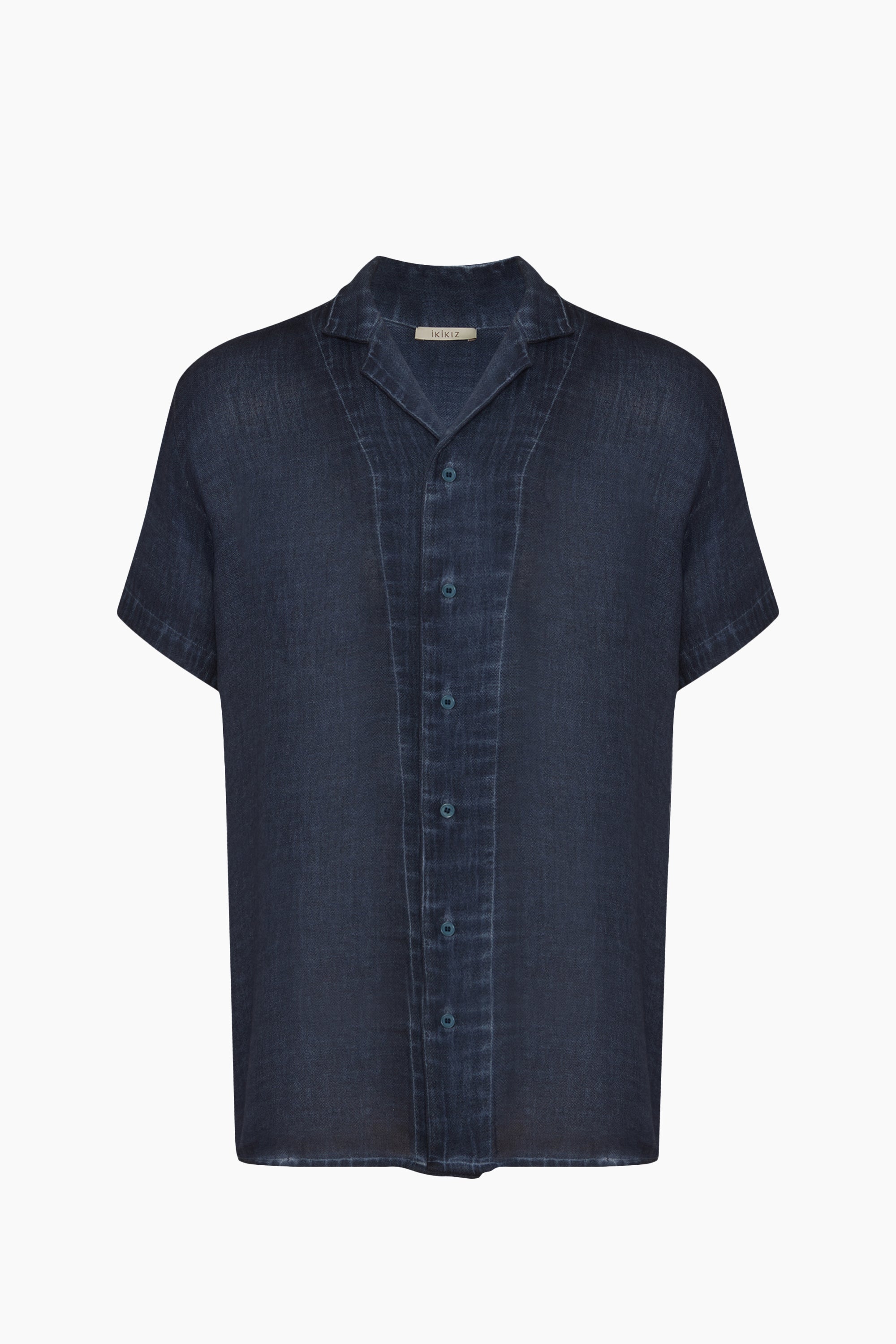 Navy Kamp Yaka Gömlek