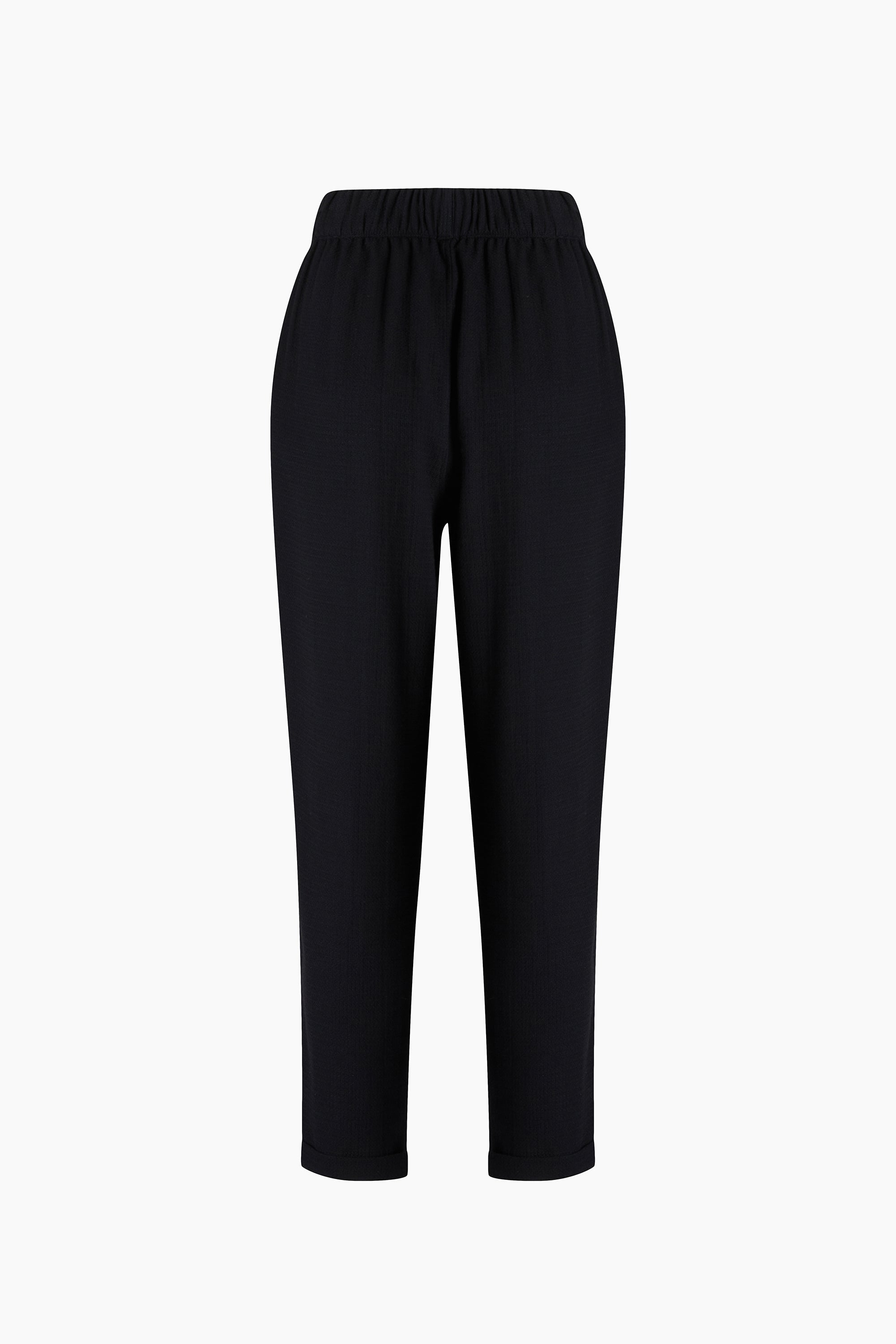 Siyah Slouchy Pantolon