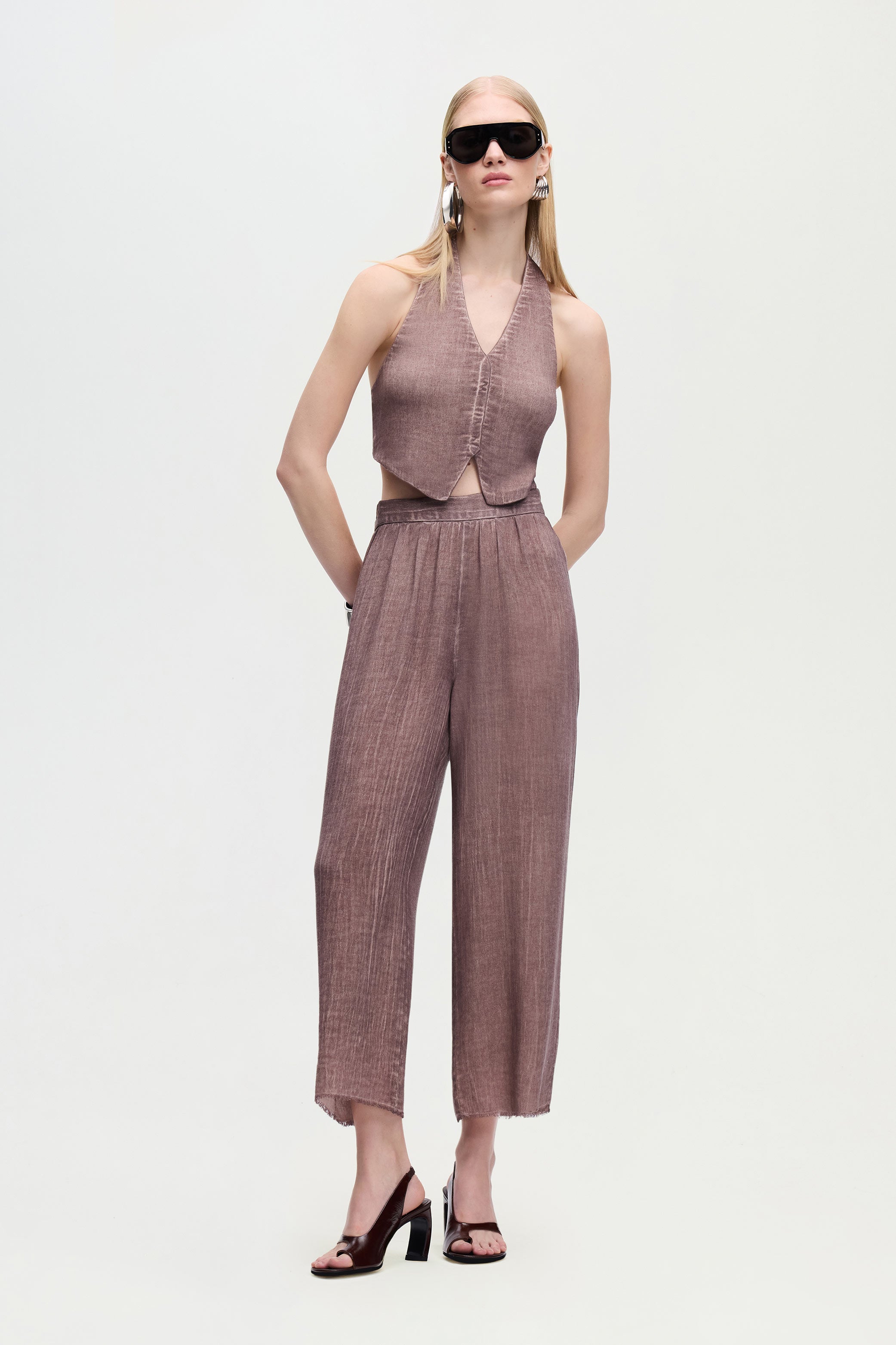 Keten Kahverengi Yelek