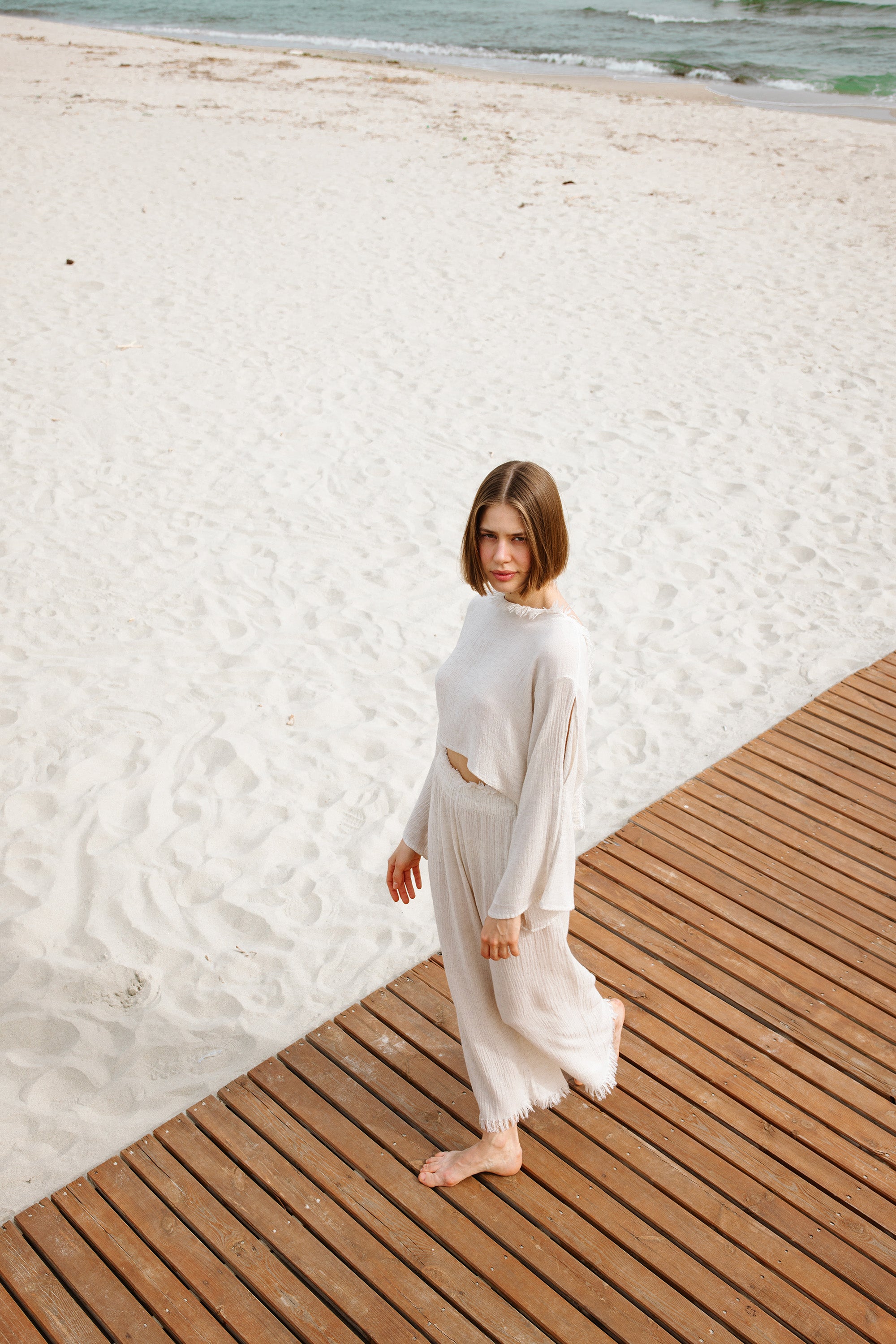 Kenevir Transparan Pantolon