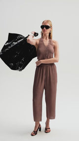 Keten Kahverengi Pantolon