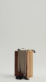 Keten Karışımlı Çizgili Şort