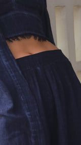 Keten Navy Büstiyer