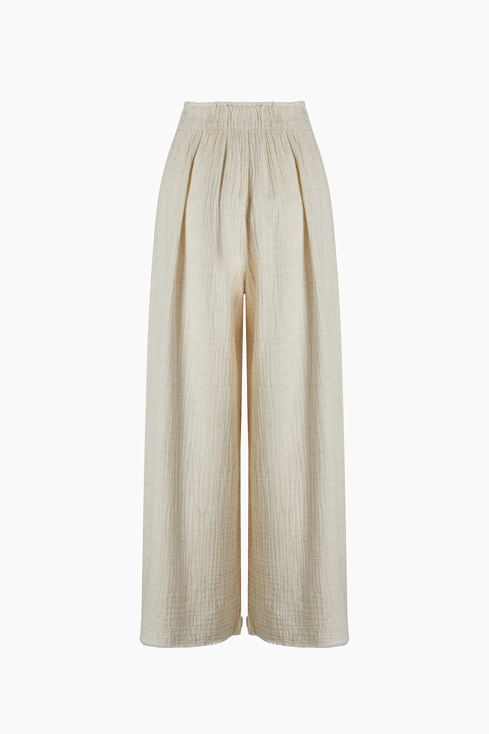 Crinkle Palazzo Pants