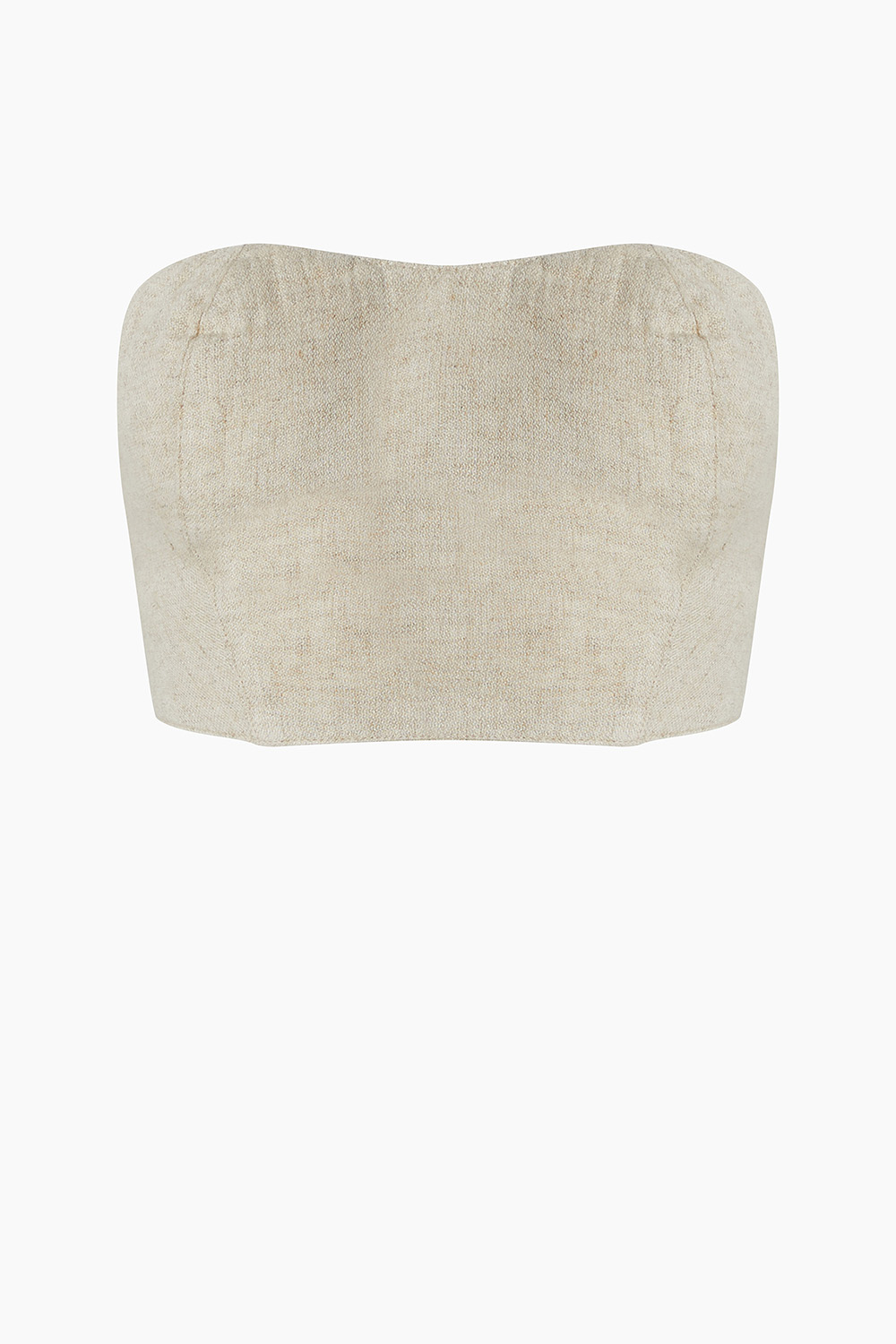 Linen Bandeau Top