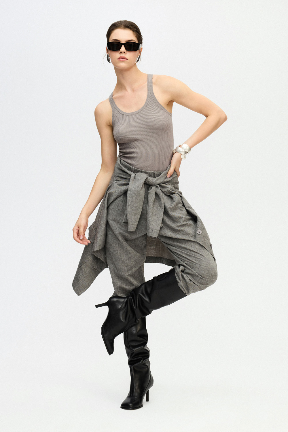 Grey Oversize Jacket