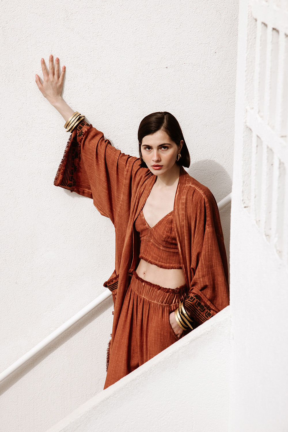 Kahverengi Üçgen Büstiyer