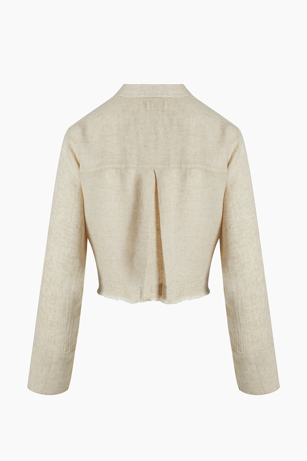Keten Crop Gömlek