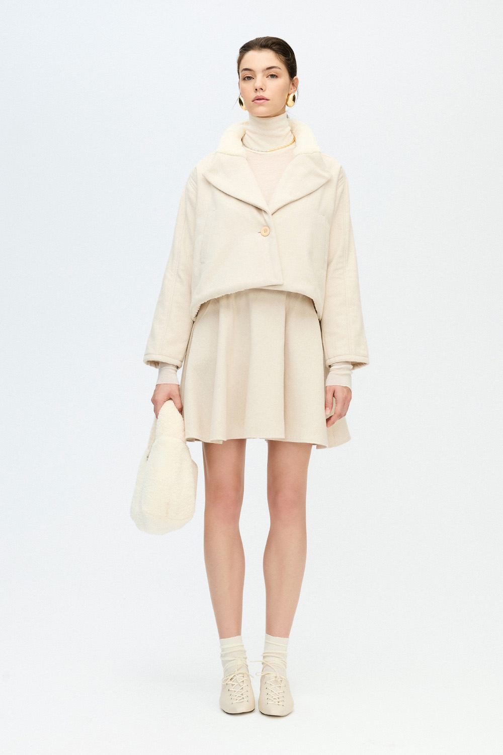 Herringbone Sherpa Jacket