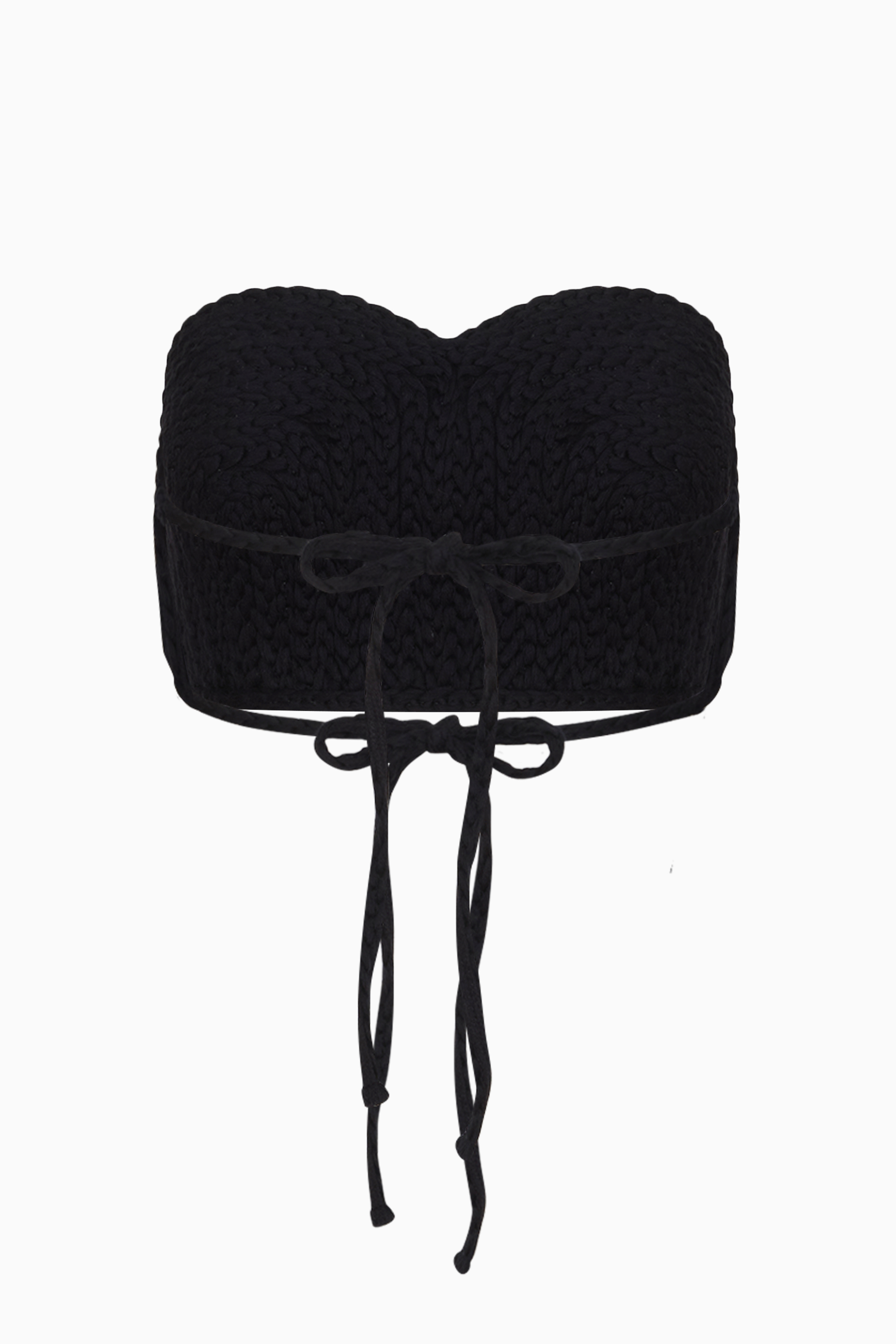 Siyah Keten Büstiyer