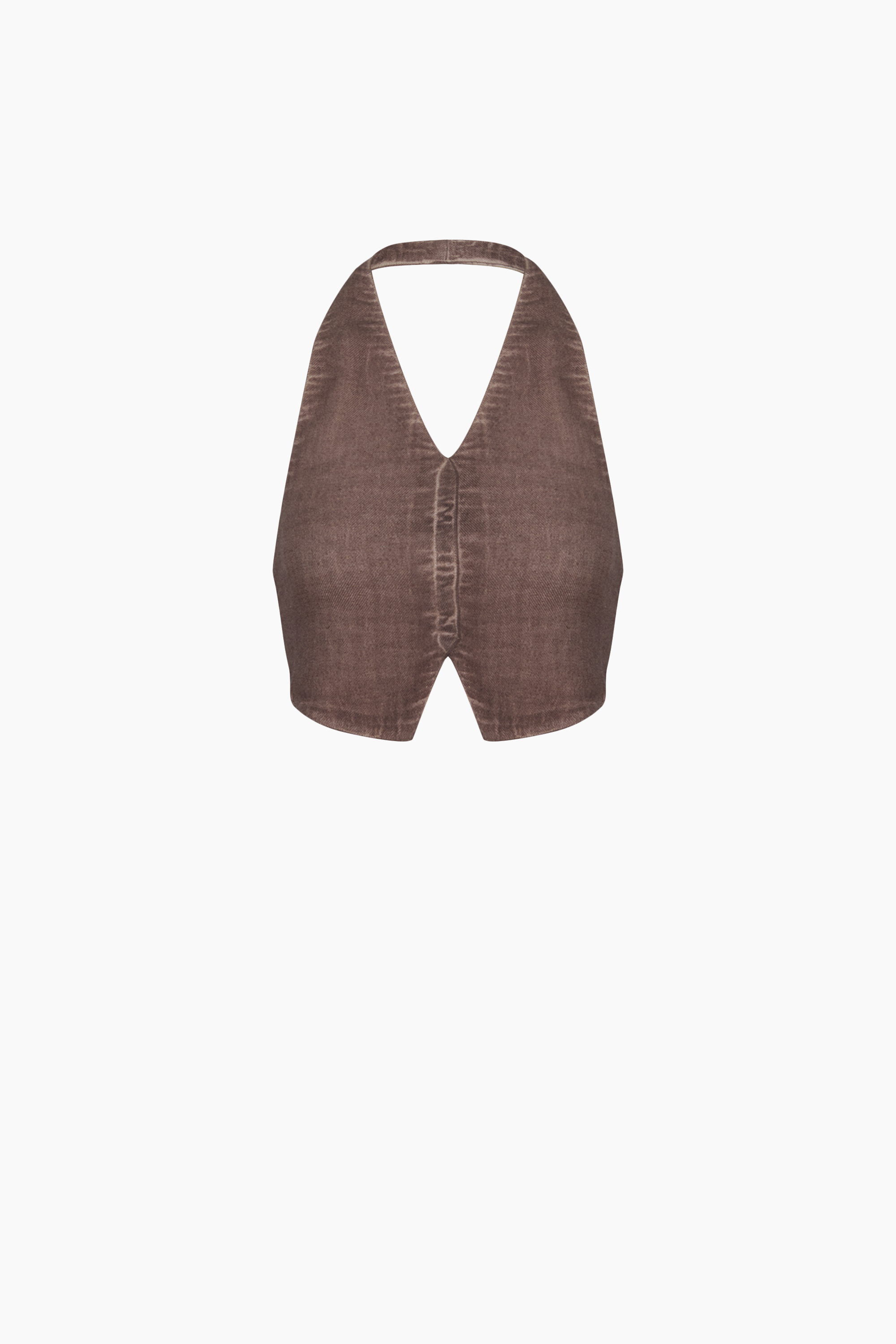 Linen Brown Waistcoat