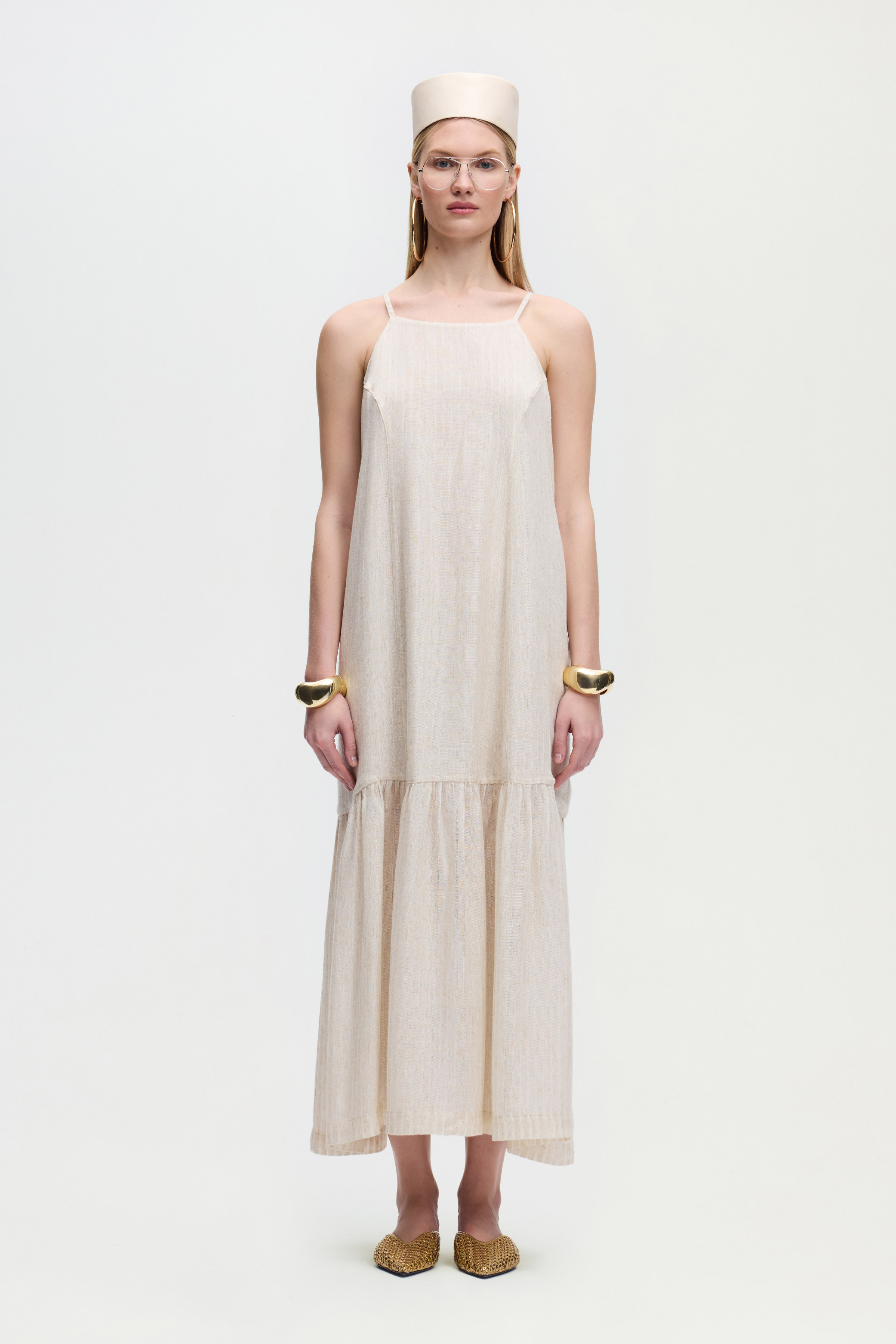 Natural Strappy Dress