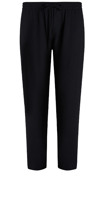 Men'S Cotton Black Pants